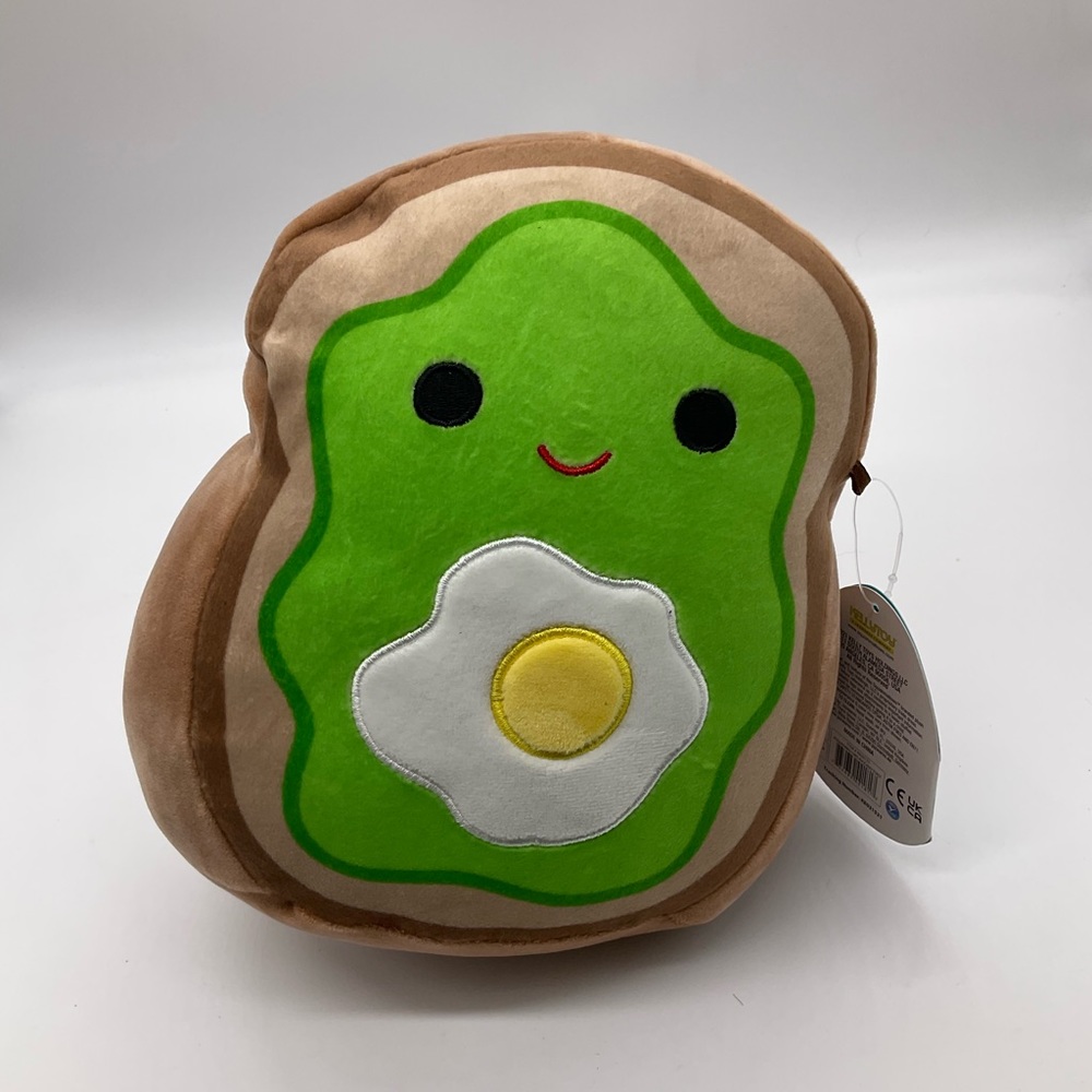 NWT SQUISH MALLOWS SINCLAIR AVOCADO AND EGG TOAST SQUISHY